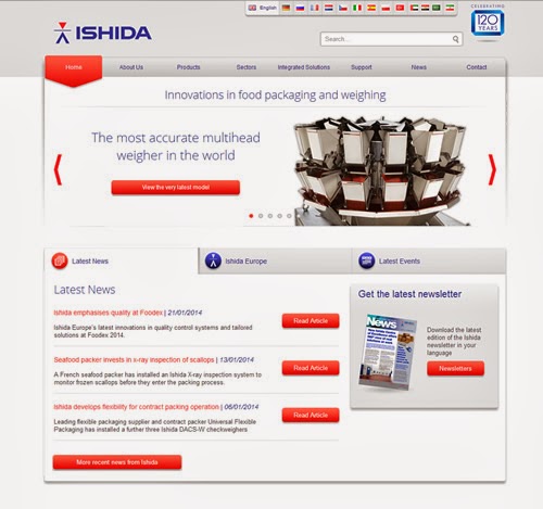 New Website enhances the Ishida Experience