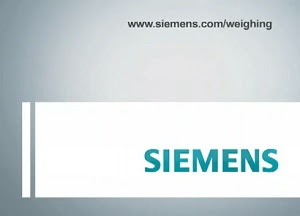 Siemens is a weighing company