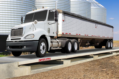 Cardinal’s New Harvester® Precast Concrete Deck Truck Scales for Agricultural Weighing