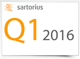 Q1 Results: Sartorius Off to a Dynamic Start in 2016