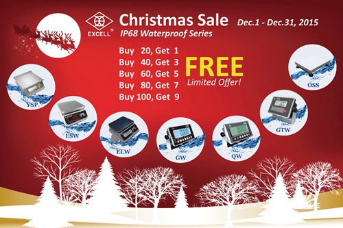 EXCELL Launches Christmas Sales Promotion on IP68 Waterproof Series Products