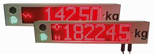 New LED Remote Displays for Weighing Applications with Weight Indicator Status