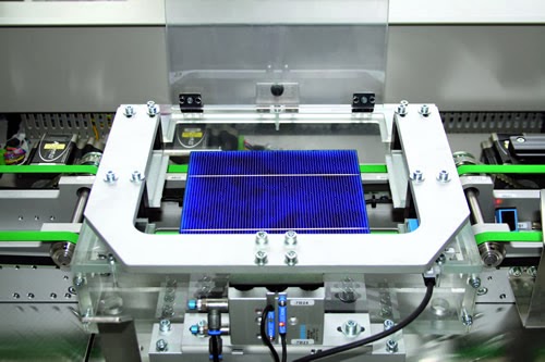Wipotec® Weigh Cells determine Weight of Solar Cells