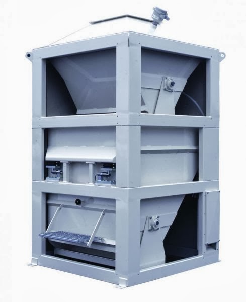 Jesma's approvable and versatile intake and out-loading scale for bulk material