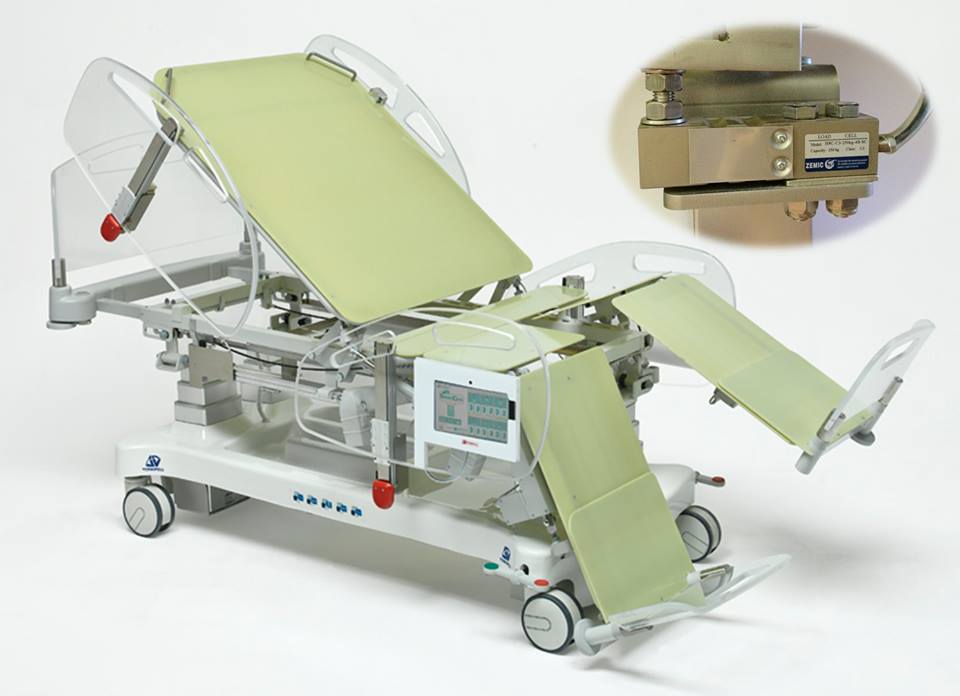 Zemic Load Cells used on Vernipoll SRL SmartCare ICU BED