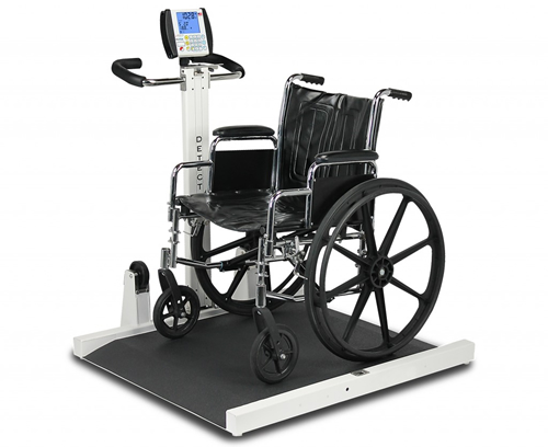 Detecto's new videos about the portable wheelchair scale model 6550