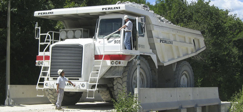 Special weighbridge with 190 tonnes weighing capacity installed in Holcim