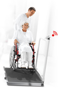 Seca's multifunction and wheelchair scales now with wireless