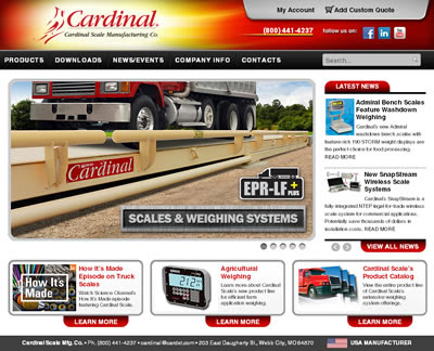 New Cardinal Scale Website