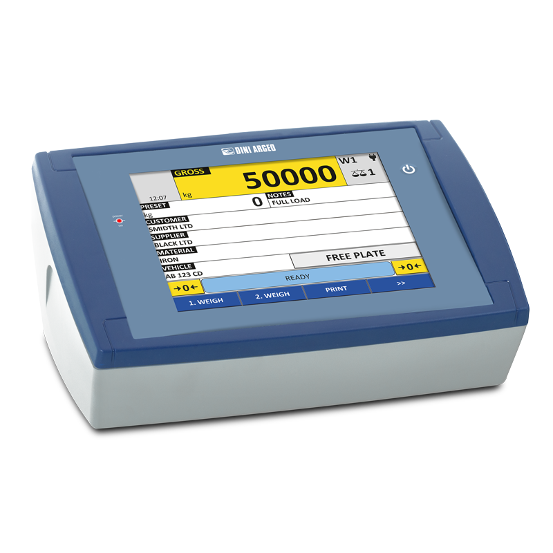 Dini Argeo's New 3590ET8 Indicator with 8 inch Touch Screen Display