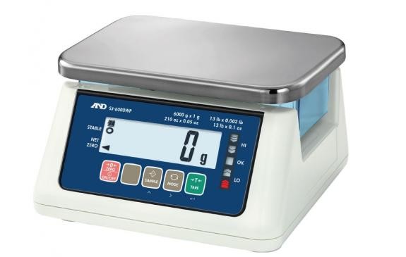 New A&D Weighing SJ-WP Series Washdown Compact Scale