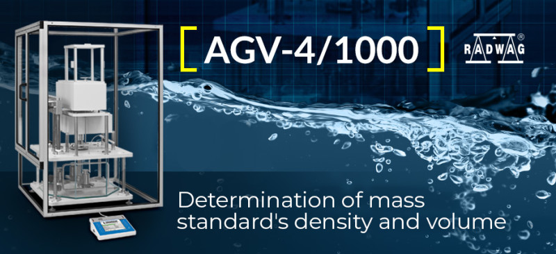 Determination of Mass Standard's Density and Volume with RADWAG AGV-4/1000