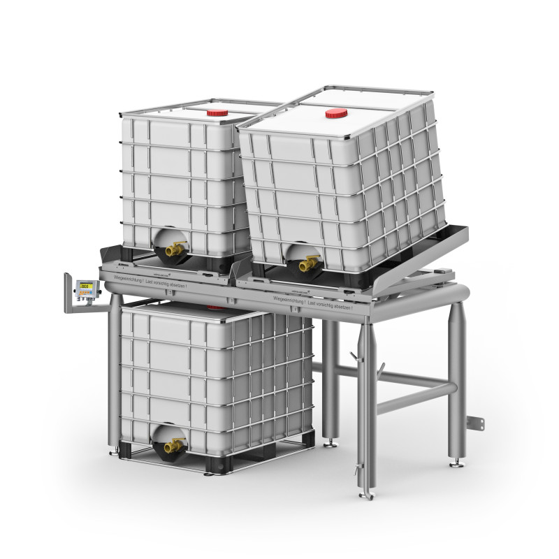 Product innovation: Höfelmeyer IBC Weighing Station with Tilting Function