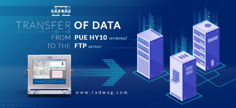 Transfer of data from PUE HY10 terminal to the FTP server
