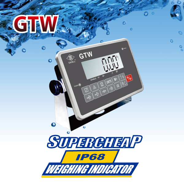 EXCELL Introduces Super-Cheap IP68 Waterproof Weighing Indicator - GTW
