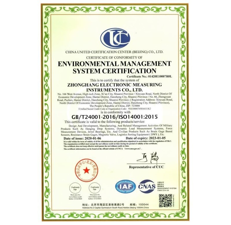 Zemic Achieves ISO 14001 Certificate