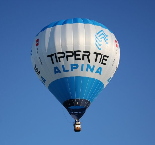 Pesola Spring Scale for testing the tensile strength of hot-air Balloon fabric