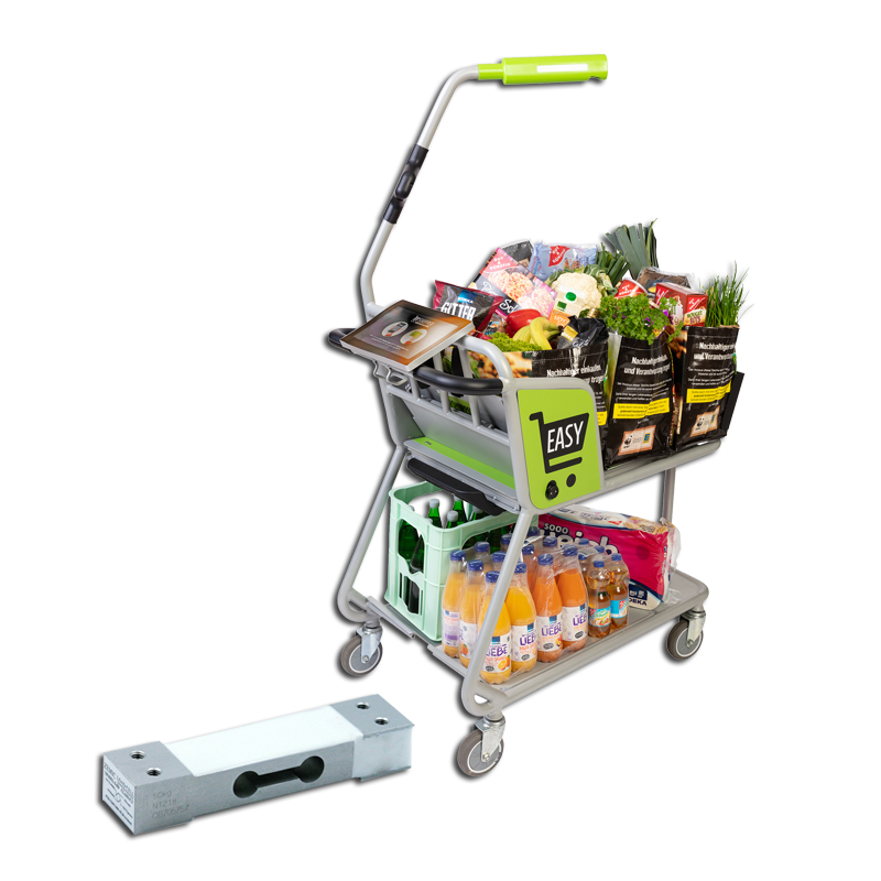 Zemic Weighing Sensors Integrated Into the Easy Shopper Shopping Trolley