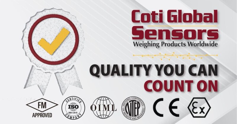 Coti Global Sensors Manufacturing Certifications