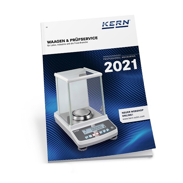 New KERN Catalogue Balances & Test Service 2021 is available
