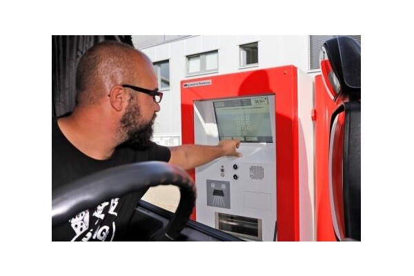OAS AG Contactless Check-In of lorries at Self-Service Terminals & efficient Yard Automation