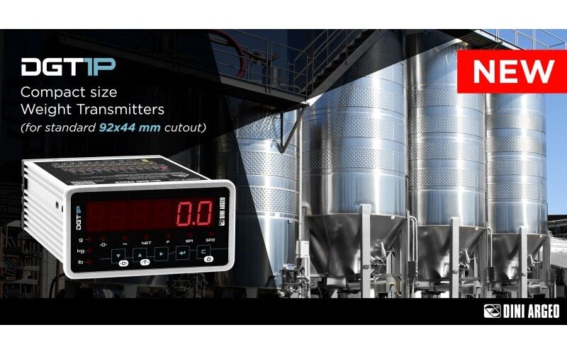 Introducing Dini Argeo newest panel solution: the DGT1P Weight Indicator