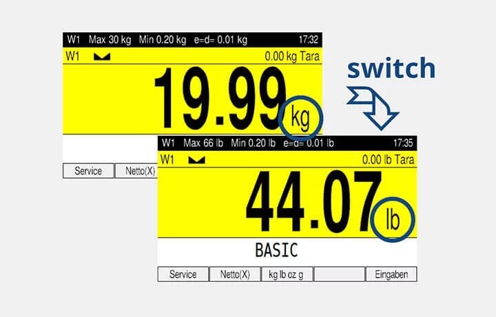 SysTec Terminals with New Software for Switching of Weight Units