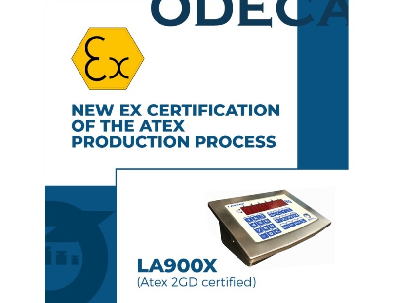 New EX Certification for Odeca Production Process