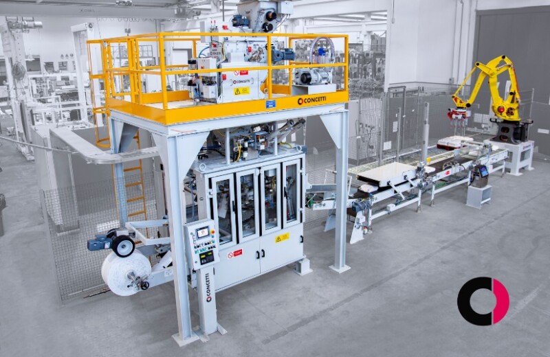 New Complete CONCETTI Filling and Palletising Line for Capital Refractories
