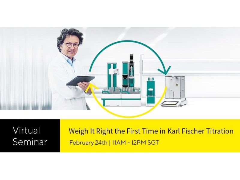 Sartorius AG Webinar: Weigh It Right the First Time in Karl Fischer Titration