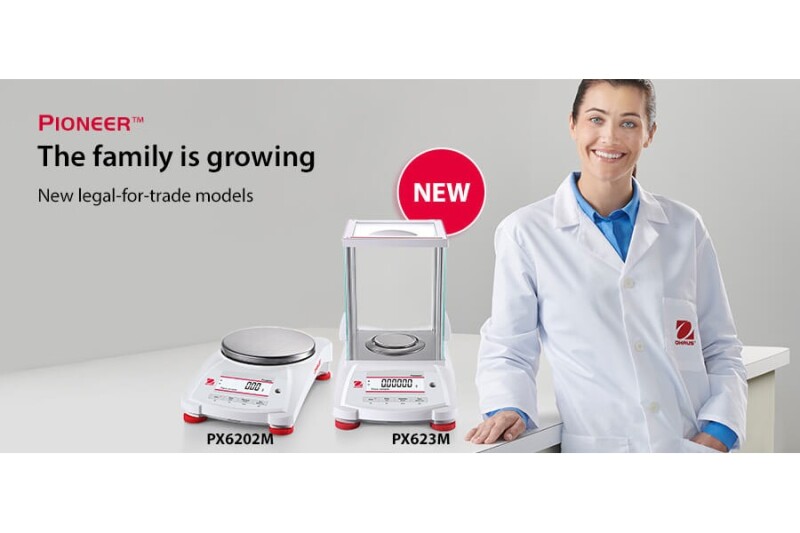 OHAUS Portfolio Extension – The Pioneer™ PX Family is Growing