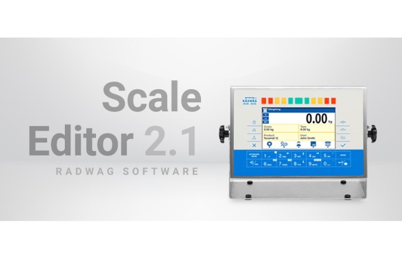 Scale Editor 2.1 – New Software in RADWAG Product Range