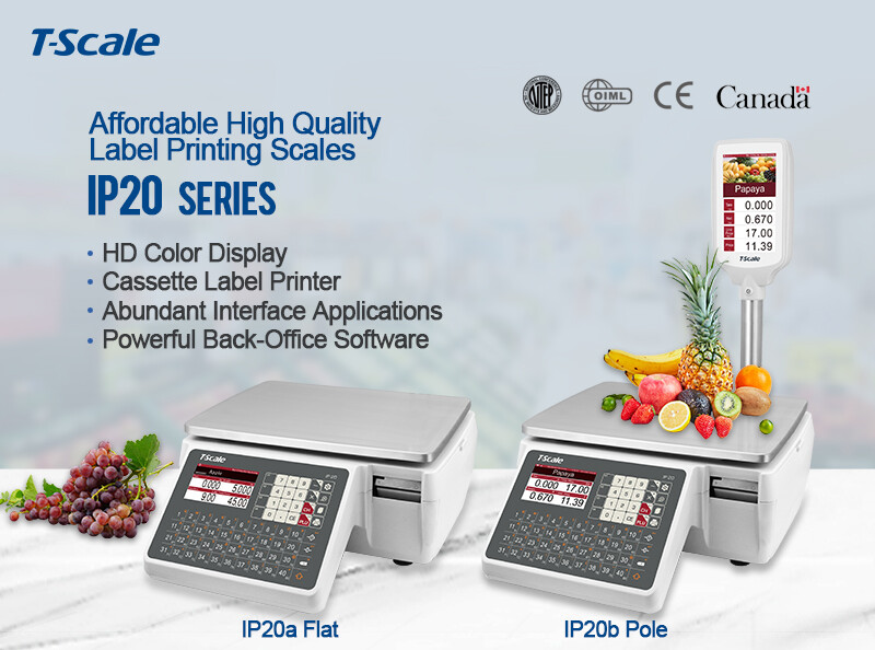 Affordable High Quality Label Printing Scales for Supermarket & Retail stores by T-Scale
