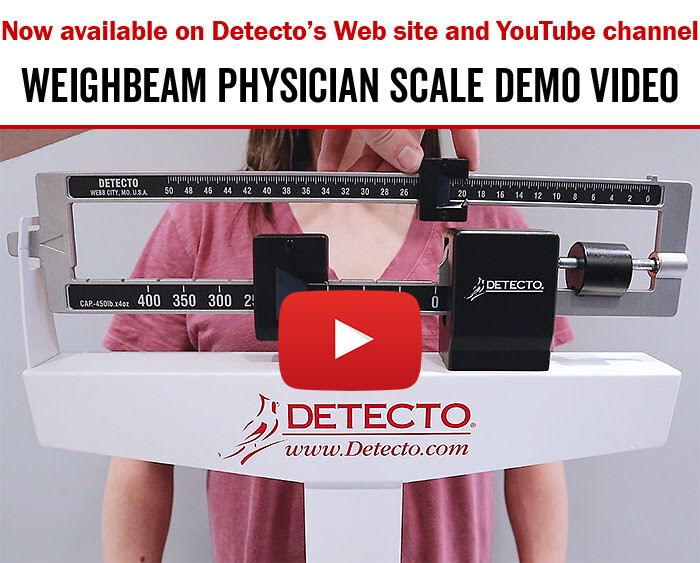New Video: DETECTO’s Weighbeam Physician Scales