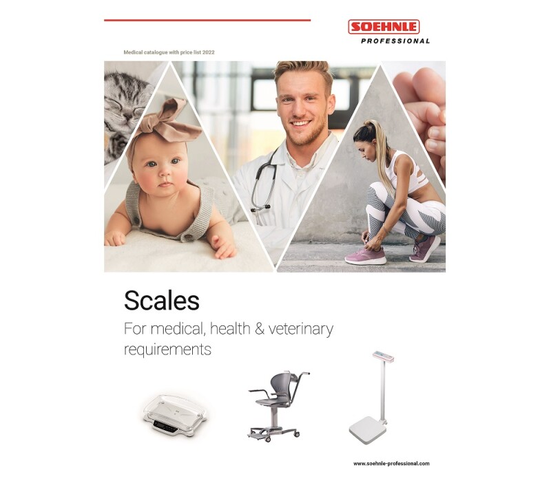 Scales for Medical, Health & Veterinary Requirements – the New Soehnle Catalogue