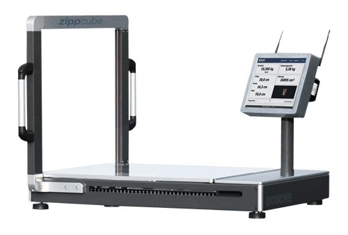 Bosche Weighing Systems releases the New zippcube® for non contact volume and weight measurement