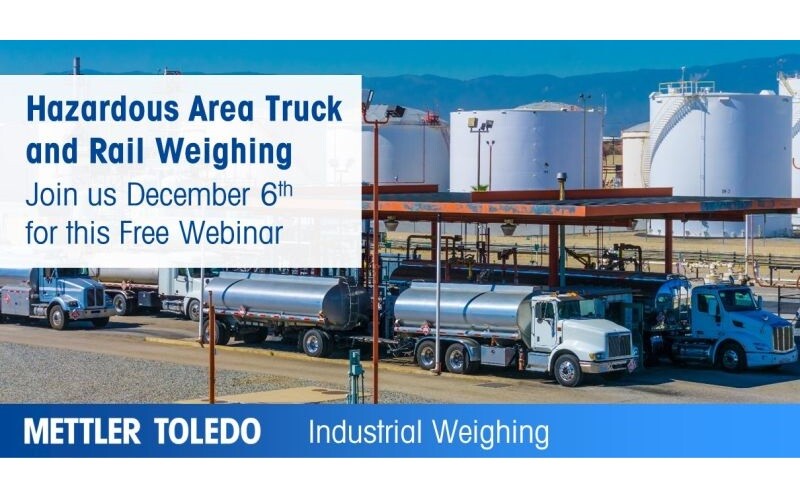 METTLER TOLEDO Webinar: Hazardous Area Truck Weighing