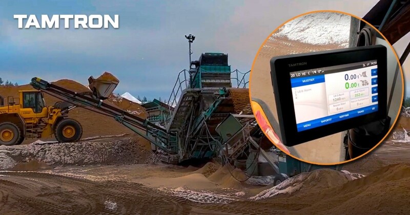 Testing – Tamtron Case Study: P. Örn Material Volumes from Wheel Loaders Directly to the Cloud
