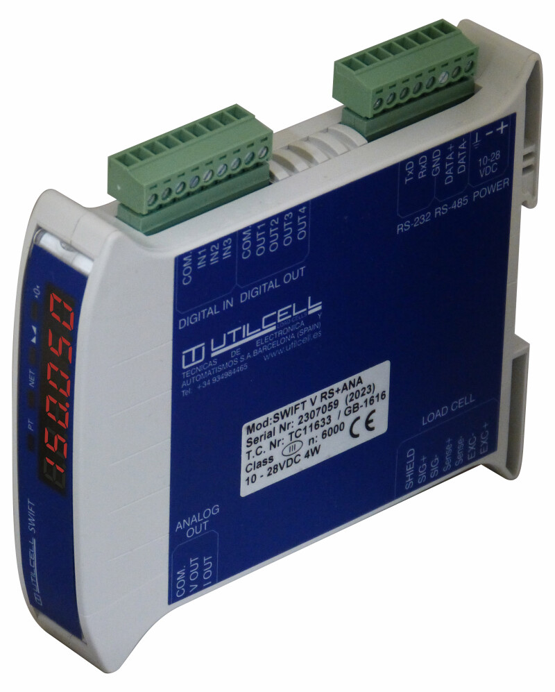 UTILCELL's New SWIFT V Weighing Transmitter