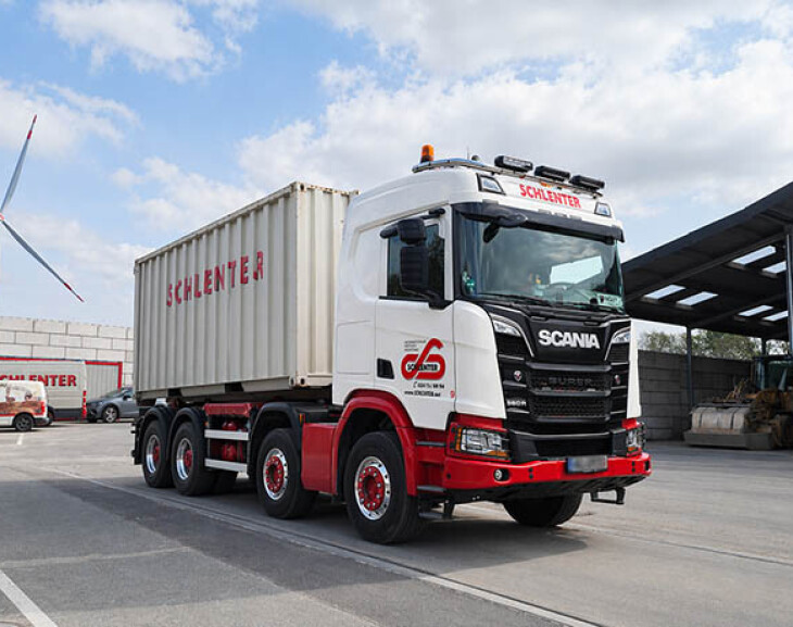 Truck Scale for Efficient Recycling Processes at Schlenter