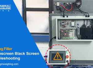 Troubleshooting of General Measure Bagging Scale — Black Screen on Touchscreen