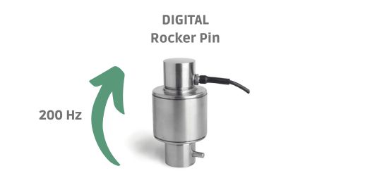 UTILCELL Digital Load Cell Self-Restoring Rocker Pin MODEL 740 at 200HZ