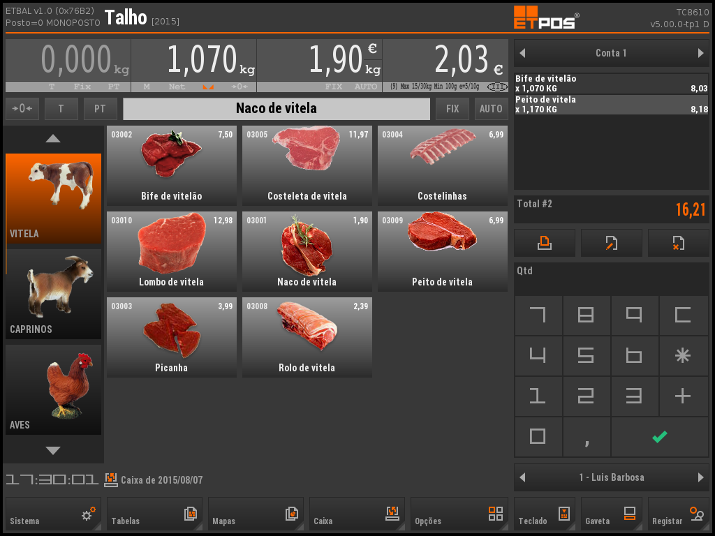 Balanças Marques ETPOS 5