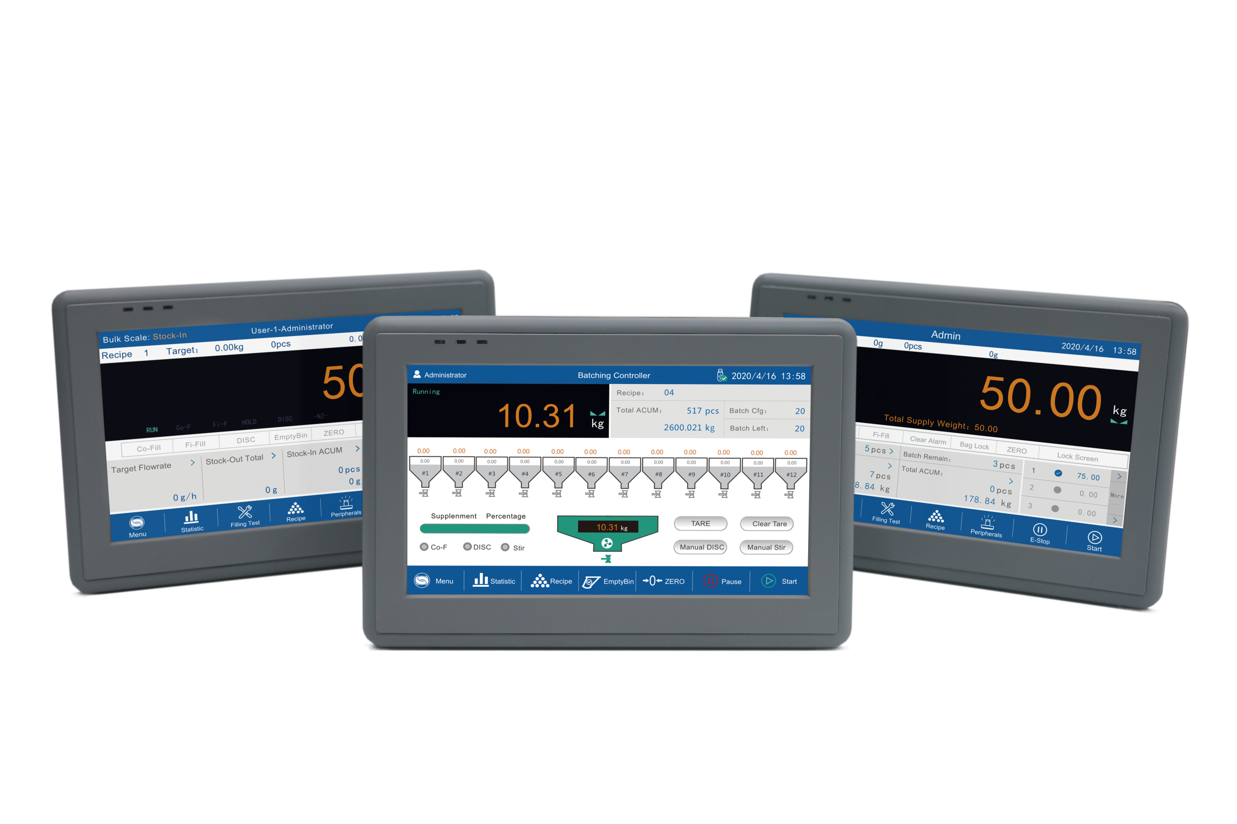 General Measure Touch Screen Weighing Controller GM9907